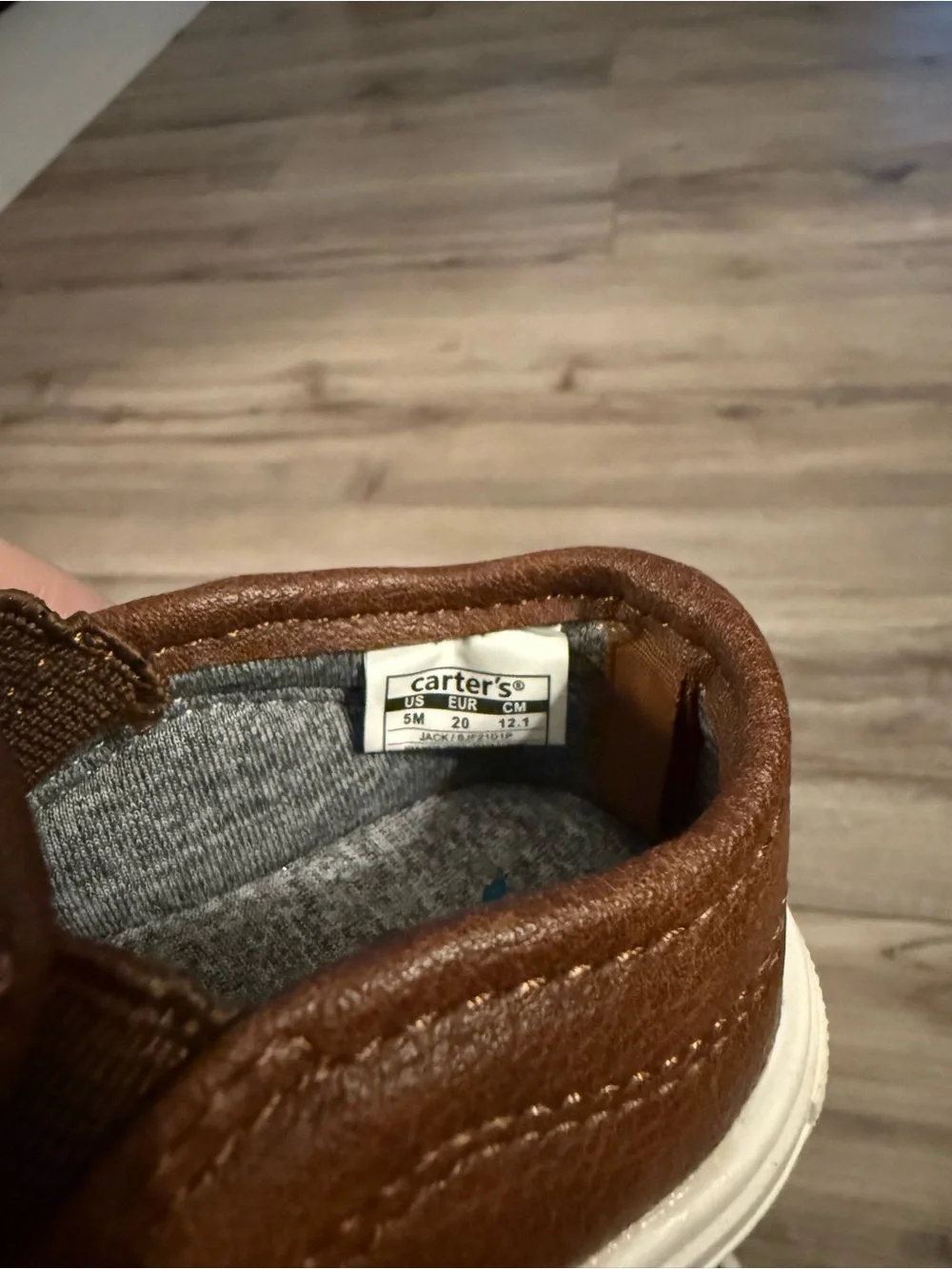 Carter's Kids Brown Slip-On Casual Shoes Size 5